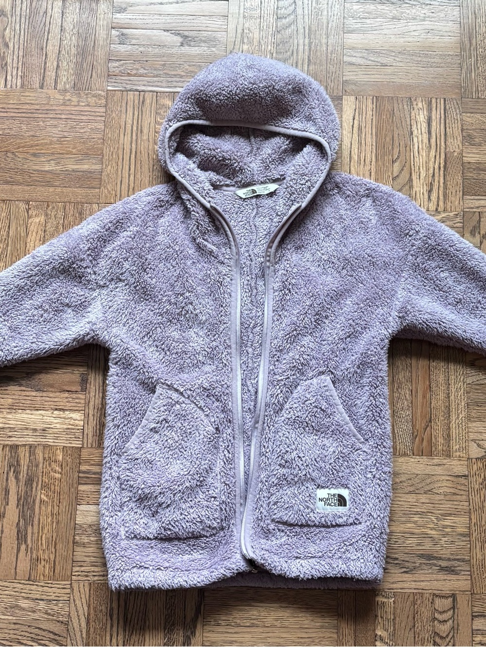 The North Face Kids Lavender Plush Zip Hoodie